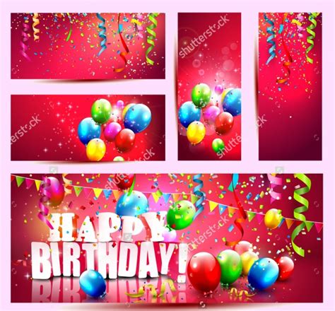 Free 19 Birthday Banner Designs In Vector Eps Ai