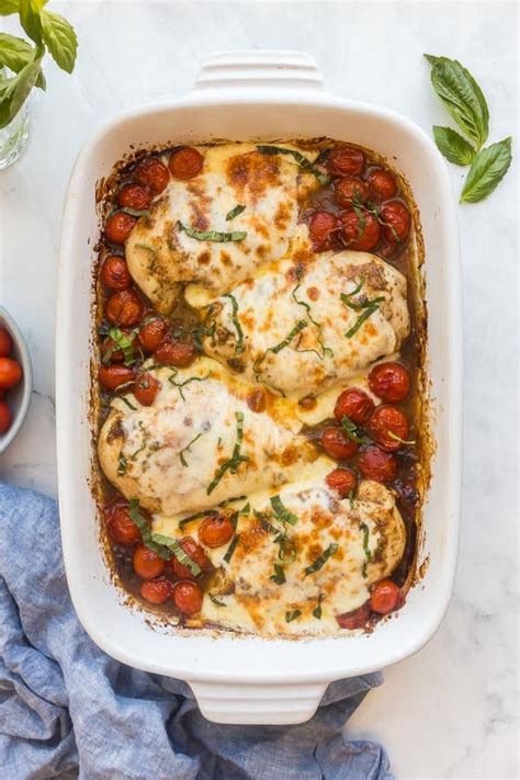 Baked Chicken Caprese Easy Bakedfoods