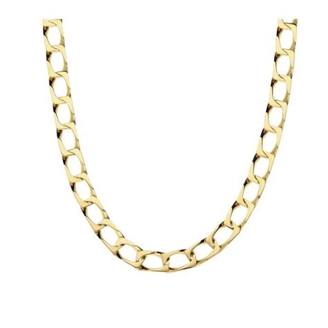 9ct Yellow Gold 22 Inch Curb Chain 18 9g Miltons Diamonds