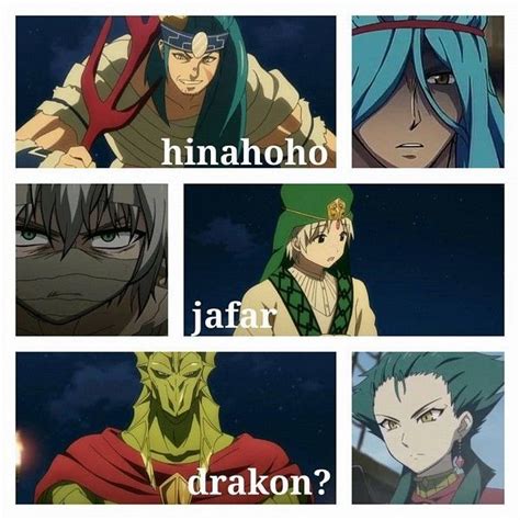 How The Heck Did Drakon Turn Into That Green Thing Anime Magi Magi