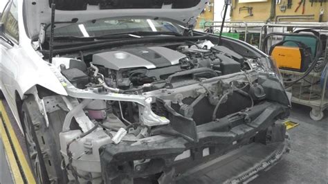 Лексус, жопный ремонт. Body repair after an accident. - YouTube