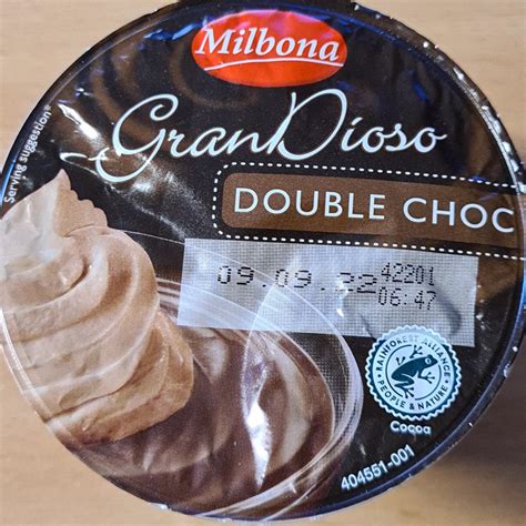 Grandioso Double Choc Milbona Kalorie Kj A Nutri N Hodnoty