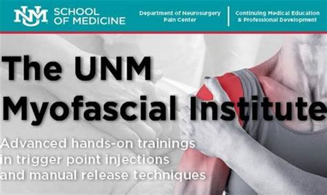 Unm Health Sciences The Myofascial Institute Trigger Point Injections