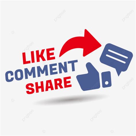 Share Like Comment Social Media Icon Template Vector Share Like Social Media Png And Vector