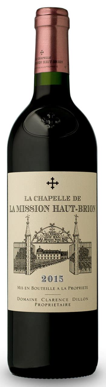 La Chapelle De La Mission Haut Brion 2016 Rouge Caves De France