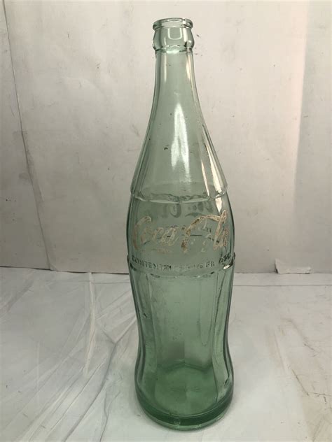 Vintage Bubble Up Pure Pleasure Coca Cola Oz Green Glass Acl Soda Hot