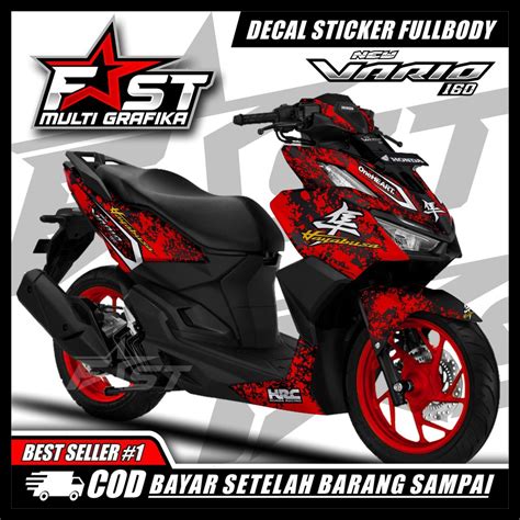 Sticker Vario Hayabusa Fullbody Decal Vario New Sticker Honda