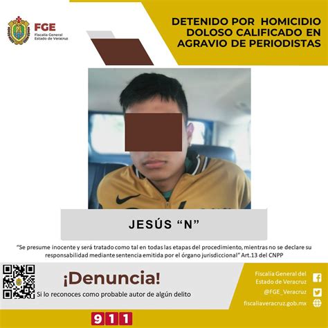 El Detenido Por El Homicidio De Las Periodistas En Veracruz Presentaba