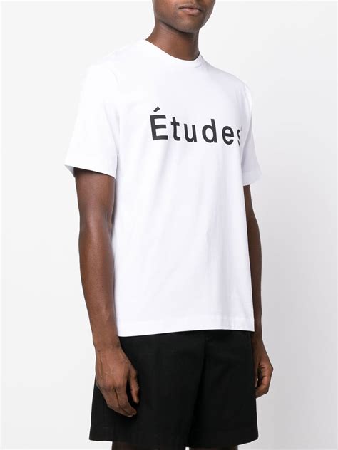 Etudes Wonder Logo Print T Shirt White FARFETCH