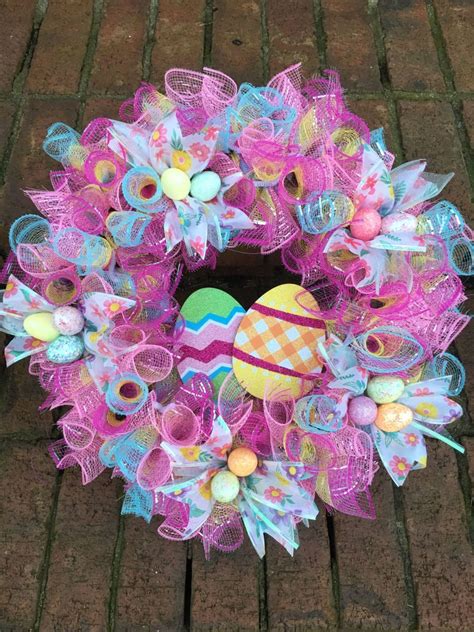 Easter Spring Wreath Easter Wreath Diy Spring Easter Crafts Easter