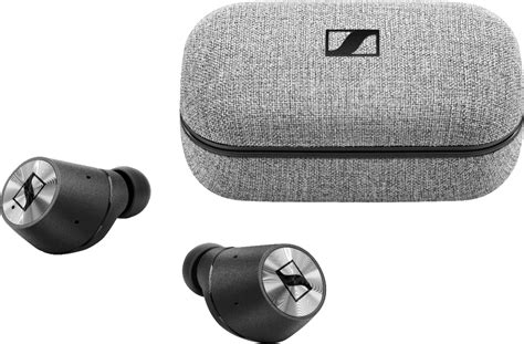 Best Buy Sennheiser Momentum True Wireless Earbud Headphones Silverblack Momentum True Wireless