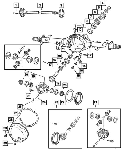 Differential And Housing For 2004 Dodge Ram 1500