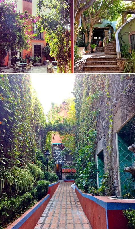 San Miguel De Allende Mexican Courtyards And Design Mexican Courtyard