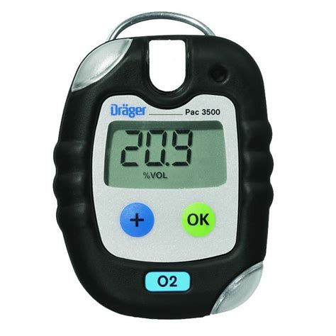 Drager Pac 3500 Carbon Monoxide CO Personal Gas Detector