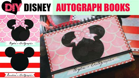 Diy Autograph Book - DIY: Disney Autograph Books / Maybe you would like ...