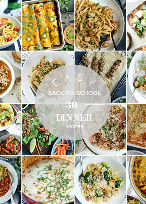 Simply Scratch 30 Easy Back To School Dinner Recipes Simply Scratch