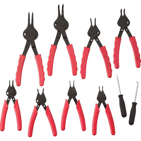 Grip Snap Ring Pliers — 10 Pc Set Northern Tool Equipment