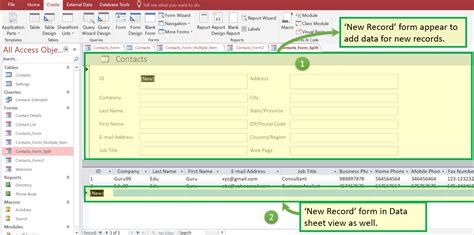 Microsoft Access Tutorial Ms Access With Example Easy Notes