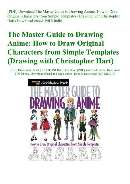 Anime Drawing Step By Step Pdf Anime Drawing Tutorial Book Pdf Free