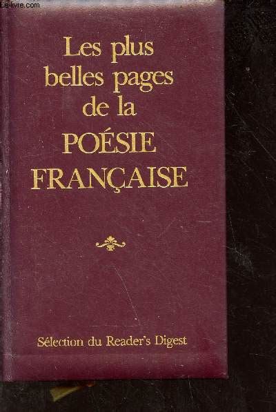 Les plus belles pages de la poésie française by Collectif bon