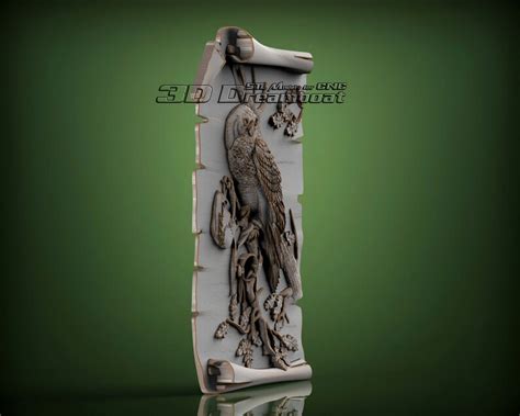 Owl 3d STL Model For CNC Router Artcam Vetric Engraver Etsy UK