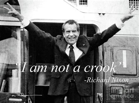 I Am Not A Crook Richard Nixon Photograph By Doc Braham Pixels