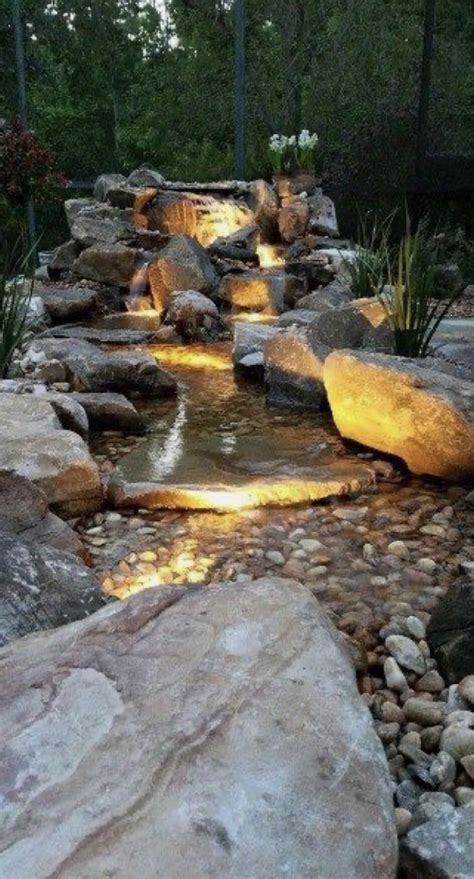 Tranquil Oasis 30 Backyard Pond Waterfall Ideas To Create A Serene