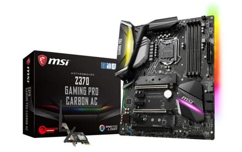 Msi Z370 Gaming Pro Carbon Ac Lga 1151 Coffee Lake Ddr4 Atx Retail Motherboard