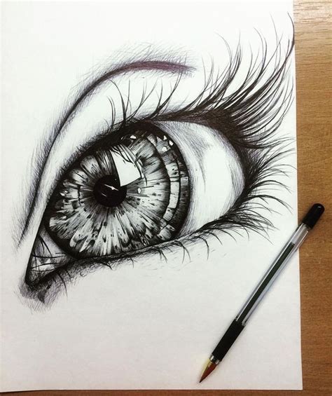 Pin By Welderhbeckett On Ink Drawings In Eyeball Art Art