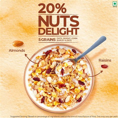 Buy Kellogg S Muesli With Nuts Delight G Pouch Online Get Upto