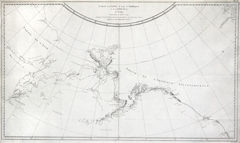 Kupferstich Karte V Bernard Carte De La Cote N O De L Amerique Et