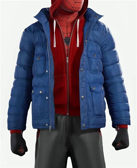 Spider Man Miles Morales Jacket Spider Man Puffer Jacket