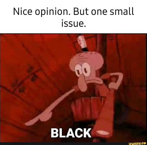 Nice Opinion But One Small Issue Black Ifunny