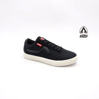 Jual Aerostreet 36 45 Massive Low Hitam Hitam Sepatu Sneakers Casual