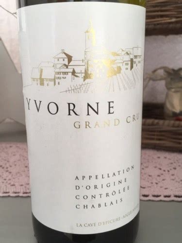 Epicure Yvorne Grand Cru Vivino Us