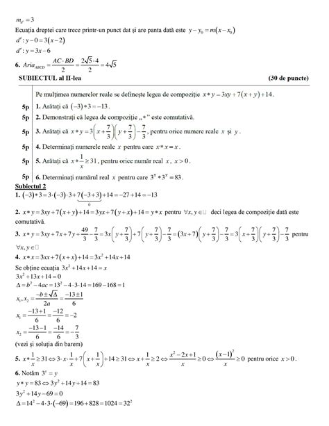 Descarcadownload Rezolvare Model Varianta Bac 2025 Matematica Mate Info