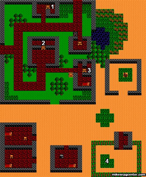 Mikes Rpg Center Dragon Warrior Iii Maps Haukness