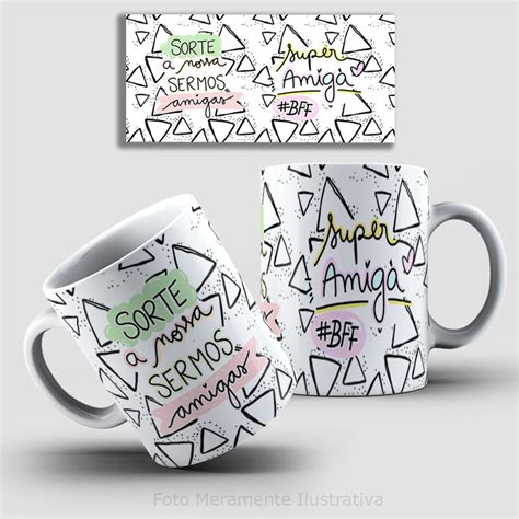 Caneca Personalizada Amizade Elo Produtos Especiais