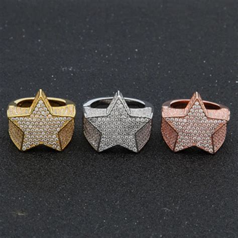 Milangirl Anillo De Cinco Estrellas Para Hombre Y Mujer Sortija Con