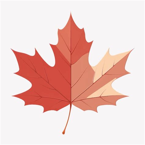 Autumn Maple Leaf Illustration Premium Ai Generated Vector