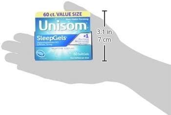 Unisom Sleep Gels Nighttime Sleep Aid 60 Soft Gel Capsules 50 Mg