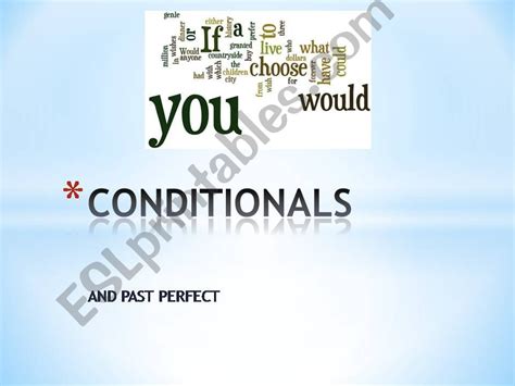 Esl English Powerpoints Conditionals