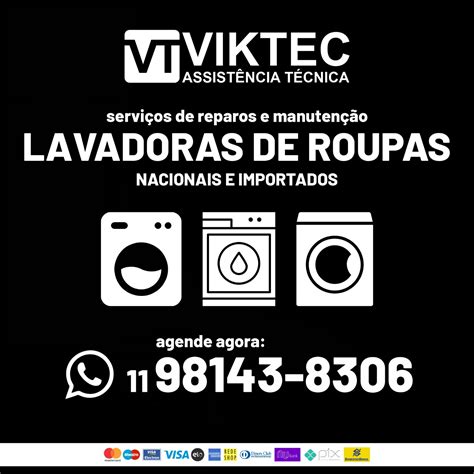 Reparos para lavadoras de roupas de marcas nacionais e importadas