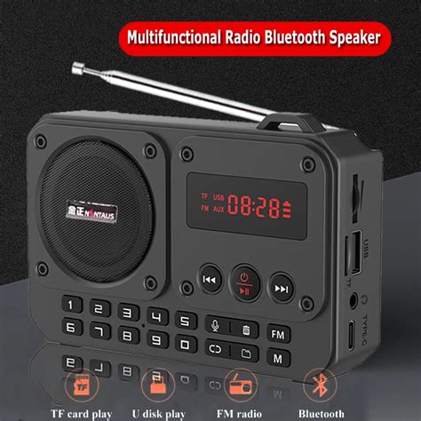 Mini Ta Nabilir Fm Radyo Ok Fonksiyonlu Radyolar Bluetooth Hoparl R