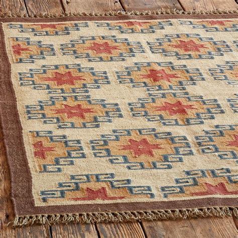 X Ft Handmade Wool Jute Kilim Rug Handwoven Wool Jute Rug Kilim