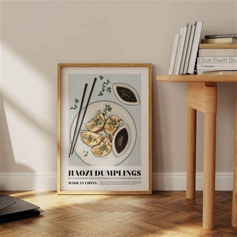 Dumpling Art Dumpling Poster Dim Sum Poster Dim Sum Art Dumplings Illustration Restaurant Poster ...