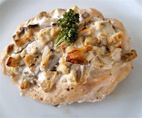 Recette De Filet De Poulet Farci Aux Champignons Et Fromage De Ch Vre Frais