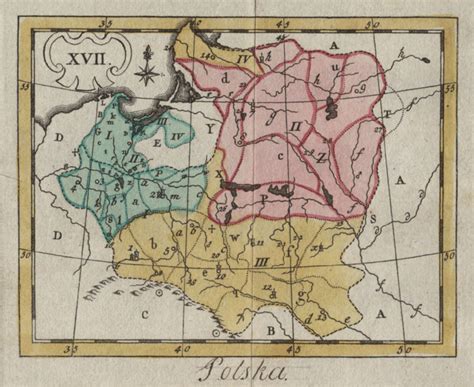 The Map Of The Polish Kingdom From The Atlas Compiled By D Szybiński