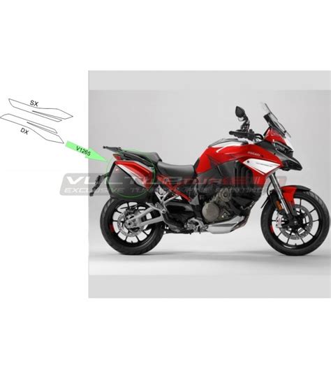 Stickers For Side Cases Ducati Multistrada V4 V4S Rally