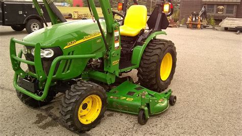 Like New John Deere 2520 Hst Diesel W 72 Mower Deck Front End Loader W Bucket Aka Lot 525